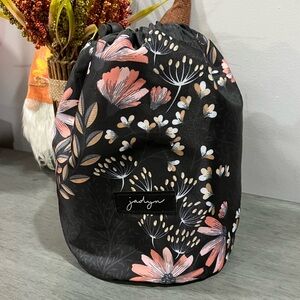 Floral Drawstring Bag